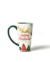 Coton Colors Retro Christmas Village Mug