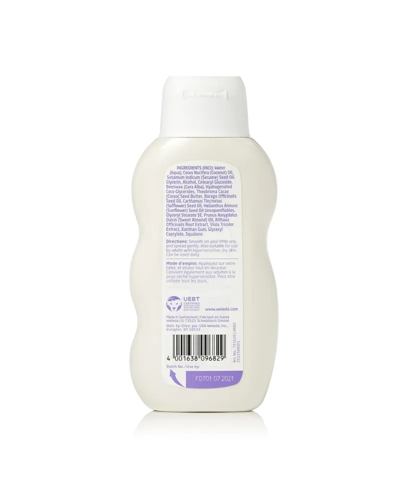 Weleda Sensitive Care Baby Body Lotion with White Mallow Extracts, 6.8 oz