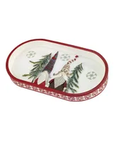 Avanti Christmas Gnomes Holiday Resin Bathroom Tray