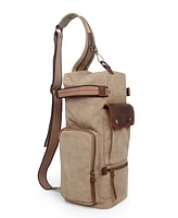 Tsd Brand Hill Side Canvas Sling Bag