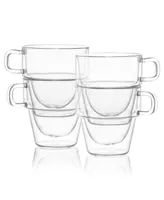 JoyJolt Stoiva Double Wall Glasses