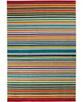 Portland Textiles Tropicana Santee Multi 7'10" x 9'10" Outdoor Area Rug