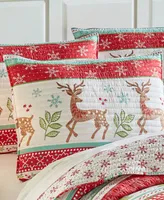 Levtex Let It Snow Festive Christmas -Pc. Quilt Set