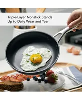 KitchenAid Hard-Anodized Induction Nonstick Frying Pan, 8.25", Matte Black
