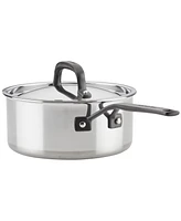 KitchenAid 5-Ply Clad Stainless Steel 10 Piece Cookware Induction Pots and Pans Set