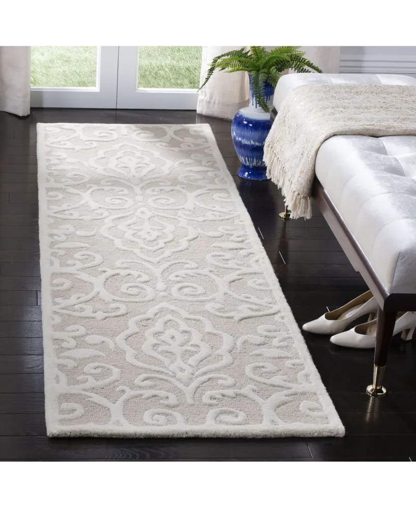 Martha Stewart Collection Marais MSR4324B Beige 2'3" x 8' Runner Rug