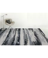 Amer Rugs Abstract Abs-6 Onyx 2' x 3' Area Rug