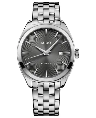 Mido Men's Swiss Automatic Belluna Royal Stainless Steel Bracelet Watch 41mm