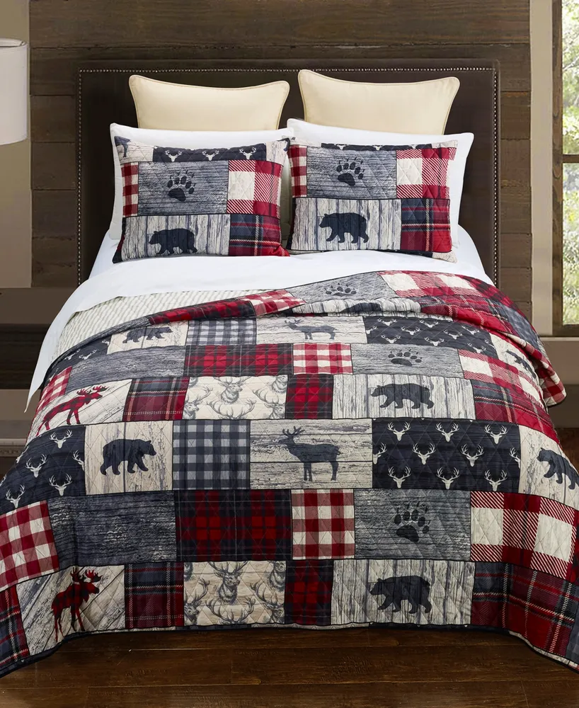 American Heritage Textiles Timber Quilt Piece Set