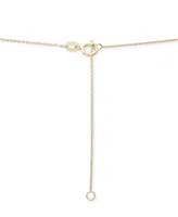 Wrapped in Love Diamond Cushion Cluster 18" Pendant Necklace (1 ct. t.w.) in 14k Gold, Created for Macy's