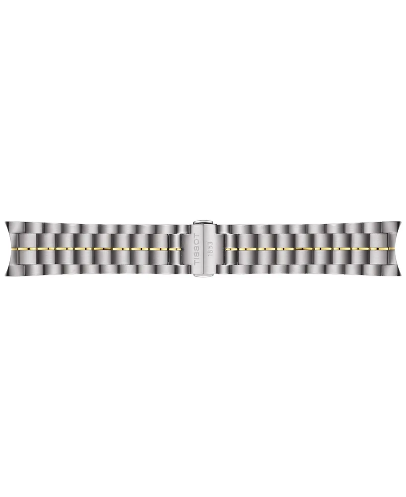 Tissot Men's Swiss Automatic Luxury Powermatic 80 Two-Tone Stainless Steel Bracelet Watch 41mm