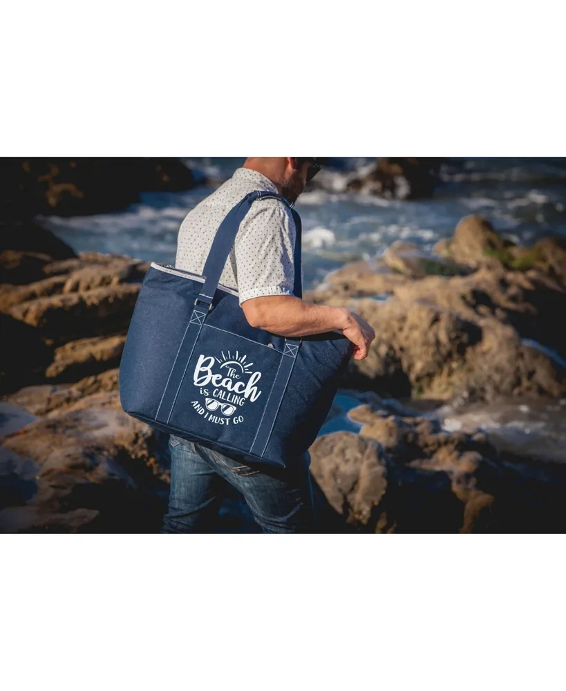 Oniva "The Beach Is Calling And I Must Go" Tahoe Xl Cooler Tote Bag