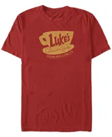 Fifth Sun Men's Gilmore Girls Lukes Distressed Short Sleeve T-shirt