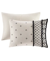 Ink+Ivy Marta Cotton 3-Pc. Duvet Cover Set, Full/Queen