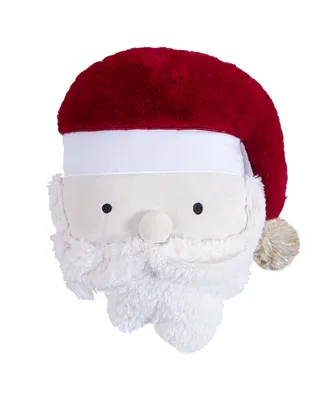 Levtex Holly Jolly Santa Figure Decorative Pillow, 13" x 14"