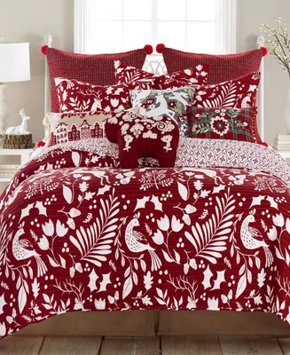 Levtex Bretton Woods Red Reversible Quilt