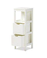 Baxton Studio Reuben 2-Drawer Storage Cabinet