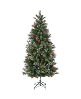 National Tree Company 6.5 ft. Wintry Pine R Medium Tree with Clear Lights