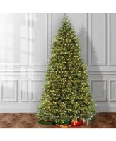 National Tree 12' Dunhill Fir Hinged Tree with 1500 Clear Lights