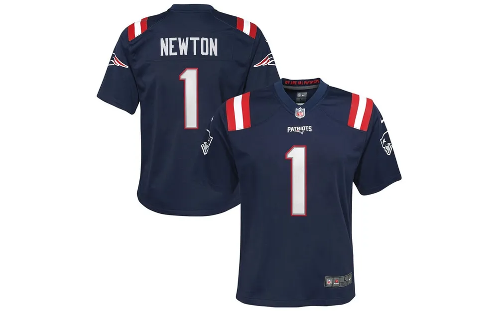 Toddler Nike Mac Jones Navy New England Patriots Game Jersey