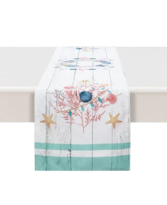 Laural Home Coastal Christmas Table Runner