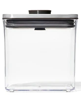 Oxo Steel Pop Rectangle Short 1.7-Qt. Food Storage Container