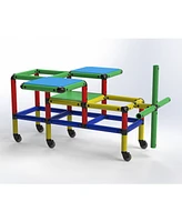 Funphix Buildable Play Structure Set with Wheels