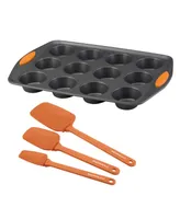 Rachael Ray Yum-o! Bakeware Oven Lovin Nonstick 4-Pc. Muffin and Cupcake Making Set