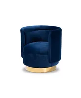 Saffi Glam and Luxe Swivel Accent Chair