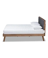 Alke Mid-Century Modern Queen Platform Bed