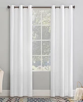 No. 918 Lindstrom Textured Draft Shield Grommet Curtain Panel, 40" x 84"