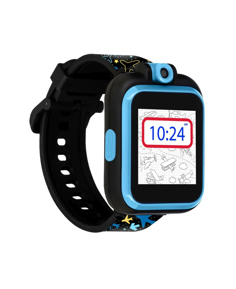 Kid's Playzoom 2 Airplane and Star Print Tpu Strap Smart Watch 41mm