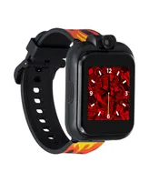 Kid's Playzoom 2 Black Racing Flames Tpu Strap Smart Watch 41mm