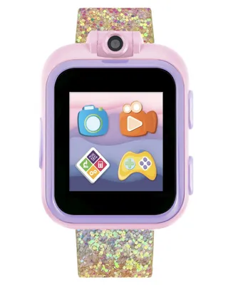 Kid's Playzoom 2 Textured Rainbow Glitter Tpu Strap Smart Watch 41mm