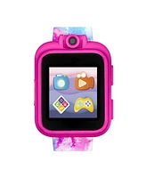 Kid's Playzoom 2 Pink, Blue and Yellow Tie Dye Tpu Strap Smart Watch 41mm