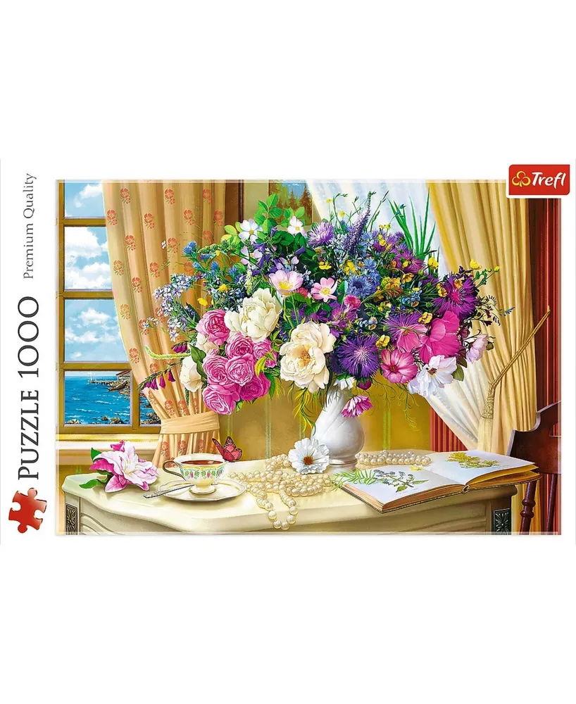 Jigsaw Puzzle Flowers in The Morning, 1000 Piece