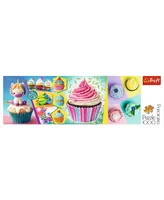 Panorama Jigsaw Puzzle Colorful Cupcakes, 1000 Piece