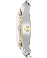 Fossil Women's Scarlette Mini Two-Tone Bracelet Watch 32mm