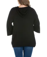 Women's Plus Trendy Oversized Fashion Hoodie Top