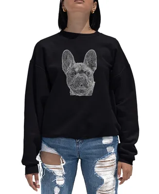 Women's Word Art Crewneck French Bulldog Sweatshirt