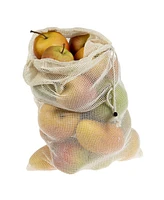 Kitchen Details Cotton Mesh Produce Bags, Set of 3