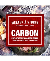 Merten & Storck Pre-Seasoned Carbon Steel 12" Fry Pan
