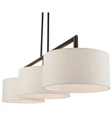Meridian 3 Lights Linear Chandelier