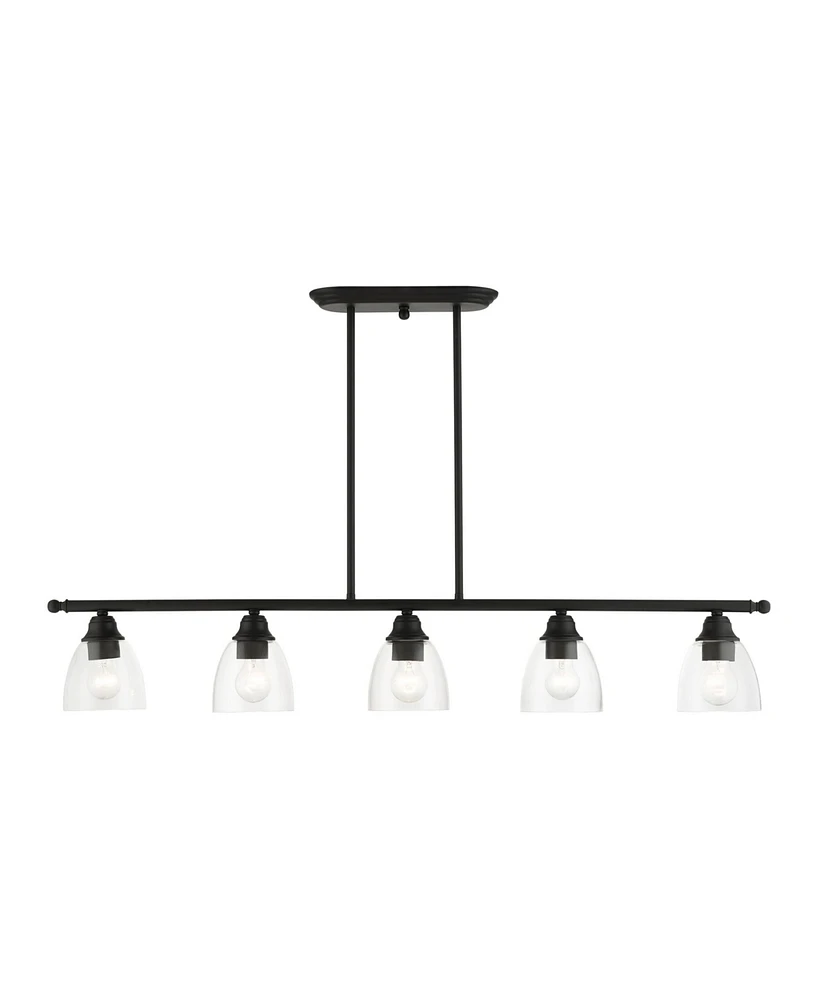 Montgomery 5 Lights Linear Chandelier