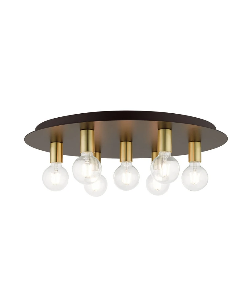 Hillview 7 Lights Flush Mount