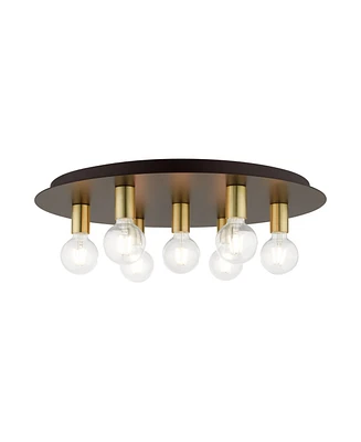 Hillview 7 Lights Flush Mount