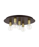 Hillview 5 Lights Flush Mount