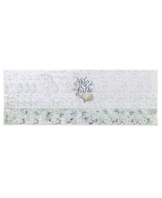 Avanti Coastal Terrazzo Cotton Bath Rug, 24" x 60"