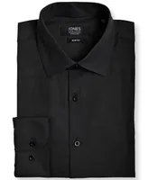 Jones New York Men's Basket weave Dobby Dress Shirt