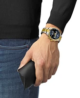 Tissot Men's Swiss Chronograph Chrono Xl Classic Two-Tone Stainless Steel Bracelet Watch 45mm